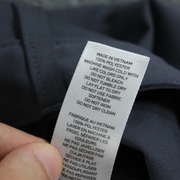 Rhone Pants Mens 31 Commuter Skinny Gray Performance Stretch Travel Chino - Picture 6 of 11